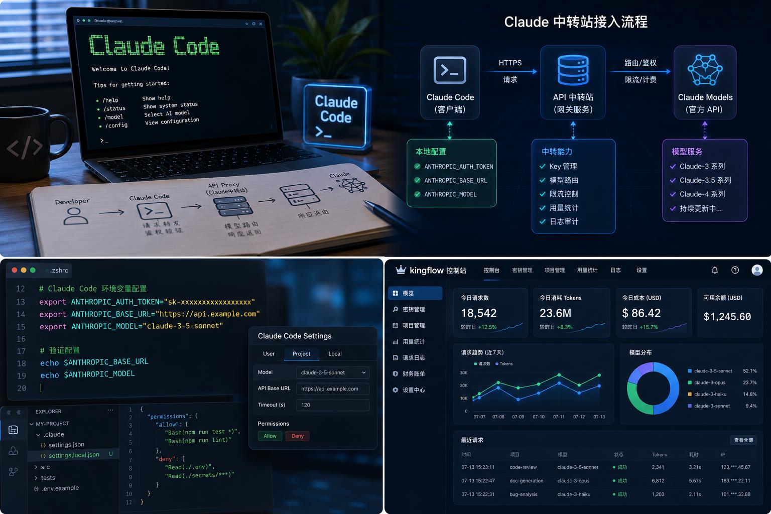 Claude中转站如何接入 Claude Code？从本地配置到团队复用的完整实践